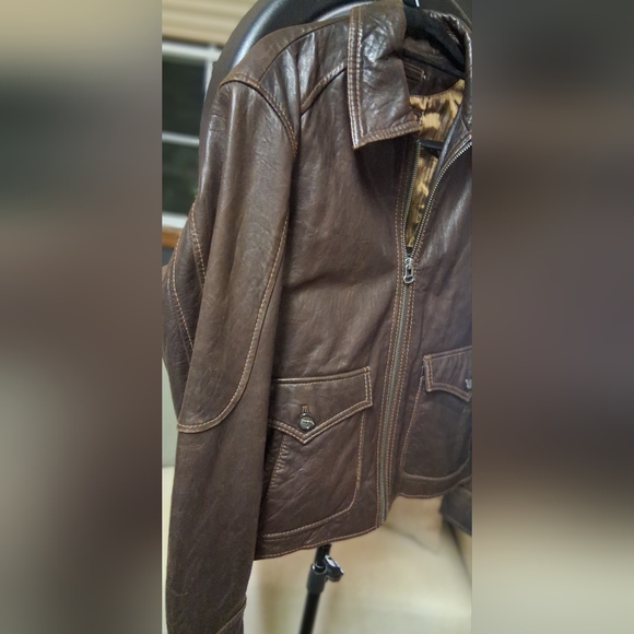 Wilsons Leather Men's Brown Jacket VINTAGE - Picture 3 of 15